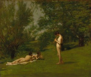 Arcadia, ca. 1883. av Thomas Eakins