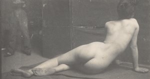 [Kvinna naken från ryggen], ca. 1889., ca. 1889.