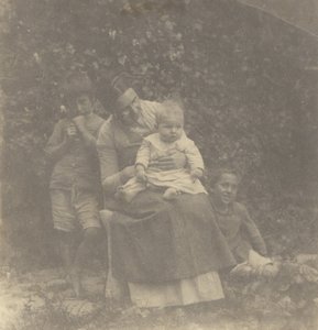 [Frances Crowell och hennes barn] av Thomas Eakins