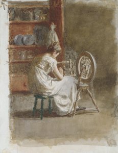 Hemvävt tyg av Thomas Eakins