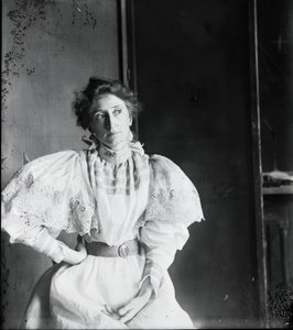 Jennie Dean Kershaw Mrs Samuel Murray, c. 1897. av Thomas Eakins
