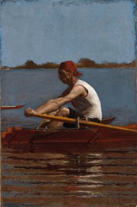John Biglin i en singelsculler av Thomas Eakins