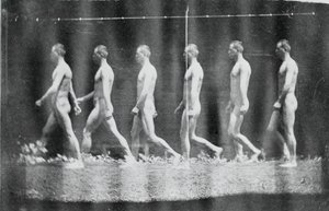 Marey Wheel-fotografier av Jesse Godley, 1884. av Thomas Eakins