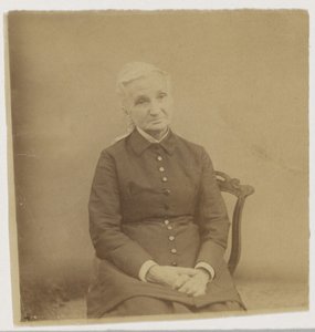 Porträtt av en sittande äldre kvinna av Thomas Eakins