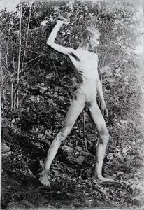 Rock Thrower, ca. 1883. av Thomas Eakins