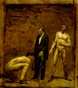 Studie för ”Taking the Count” av Thomas Eakins