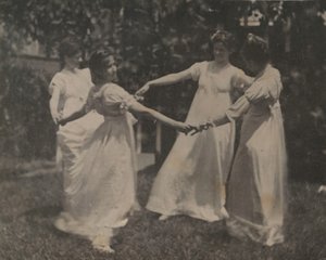 Susan Hannah Macdowell, Unidentified Girl, Elizabeth Macdowell, och möjligen Mary Macdowell..., ca. 1 av Thomas Eakins