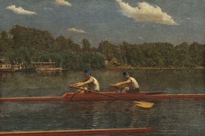 The Biglin Brothers Racing, 1872. av Thomas Eakins