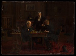 Schackspelarna av Thomas Eakins