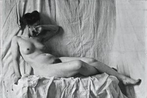 Oidentifierad modell, c. 1886-1892. av Thomas Eakins