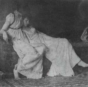 Oidentifierade modeller i grekiska dräkter, ca. 1883. av Thomas Eakins