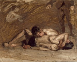 Brottare av Thomas Eakins