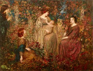 Barnet (olja på duk) av Thomas Edwin Mostyn