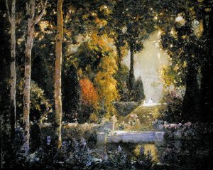 The Golden Garden (olja på duk)