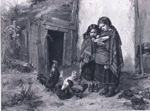 Pot Luck, från The Magazine of Art 1893, Cassell and Company av Thomas Faed