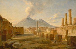Forum i Pompeji (målning) av Thomas Fearnley