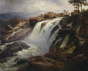 Haugfoss av Thomas Fearnley