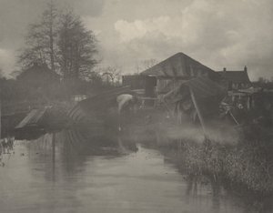 En båtvarv i Norfolk,1886 (foto)