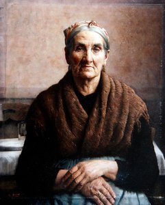 Madame Dafashno (olja på duk) av Thomas Frederick Mason Sheard