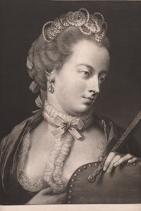 Lady elegant klädd av Thomas Frye