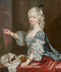 Prinsessan Augusta Frederica av Storbritannien 1737-1813, hertiginna av Brunswick-Wolfenbuttel.