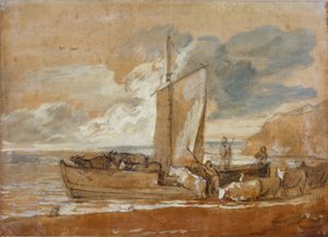 En boskapsfärja, 1784-1788. av Thomas Gainsborough