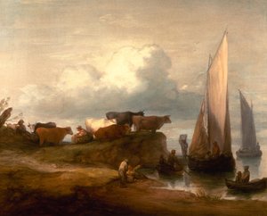 Ett kustlandskap av Thomas Gainsborough
