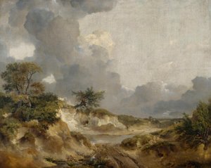 Utsikt i Suffolk av Thomas Gainsborough