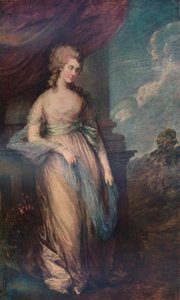 Georgiana, hertiginna av Devonshire, 1783, 1911 av Thomas Gainsborough