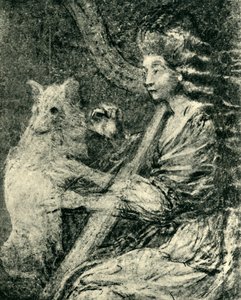 Harpist och hund, c1778, 1943. av Thomas Gainsborough