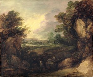 Landskap med figurer, ca 1786 (olja på duk) av Thomas Gainsborough