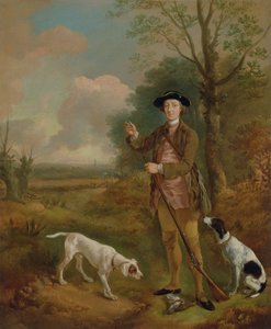 Major John Dade (1726-1811) från Tannington, Suffolk, ca 1755 (olja på duk) av Thomas Gainsborough
