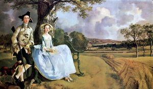 Herr och fru Andrews av Thomas Gainsborough
