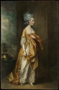 Porträtt av mrs Grace Dalrymple Elliott (1754-1823) av Thomas Gainsborough