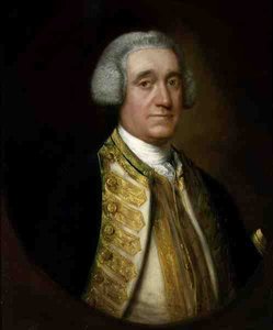 Porträtt av viceamiral Thomas Broderick (d.1769) (olja på duk) av Thomas Gainsborough