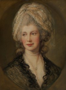 Drottning Charlotte. av Thomas Gainsborough