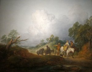 Återvänder från marknaden av Thomas Gainsborough