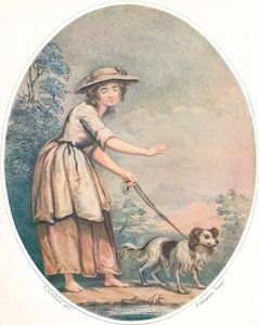 En blind flicka från Rom, c1700-talet