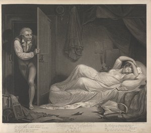 Flit och förskingring: The Wanton in her Bed Chamber (Plåt 3)