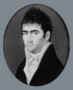 Självporträtt, ca. 1805. av Thomas Gimbrede