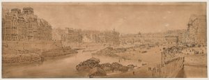 Ett urval av tjugo av de mest pittoreska vyerna i Paris..., 1802. av Thomas Girtin