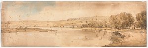 Ett urval av tjugo av de mest pittoreska vyerna i Paris, 1802. av Thomas Girtin