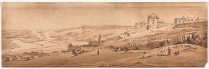 Ett urval av tjugo av de mest pittoreska vyerna i Paris, 1802. av Thomas Girtin