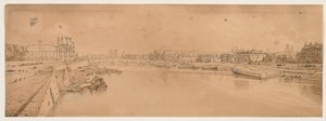 Ett urval av tjugo av de mest pittoreska vyerna i Paris, 1802. av Thomas Girtin