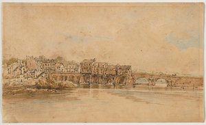 Ett urval av tjugo av de mest pittoreska vyerna i Paris, 1802. av Thomas Girtin
