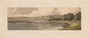 Ett urval av tjugo av de mest pittoreska vyerna i Paris: Vy över Belle Vue & Pont de Sêve..., 1 av Thomas Girtin
