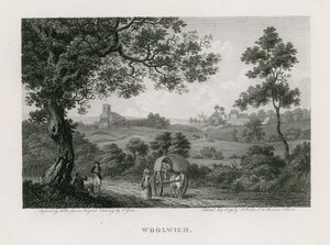 Utsikt över Woolwich av Thomas Girtin