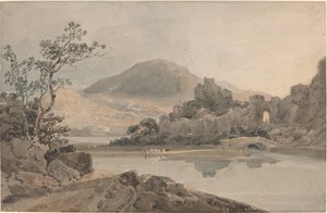 Conwy Castle, norra Wales av Thomas Girtin