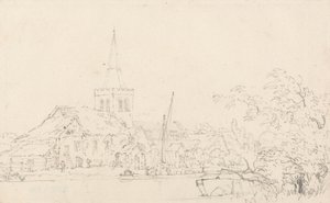 Great Marlow Church, Buckinghamshire av Thomas Girtin