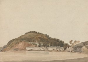 Udde vid kusten av South Devon, möjligen Shaldon av Thomas Girtin